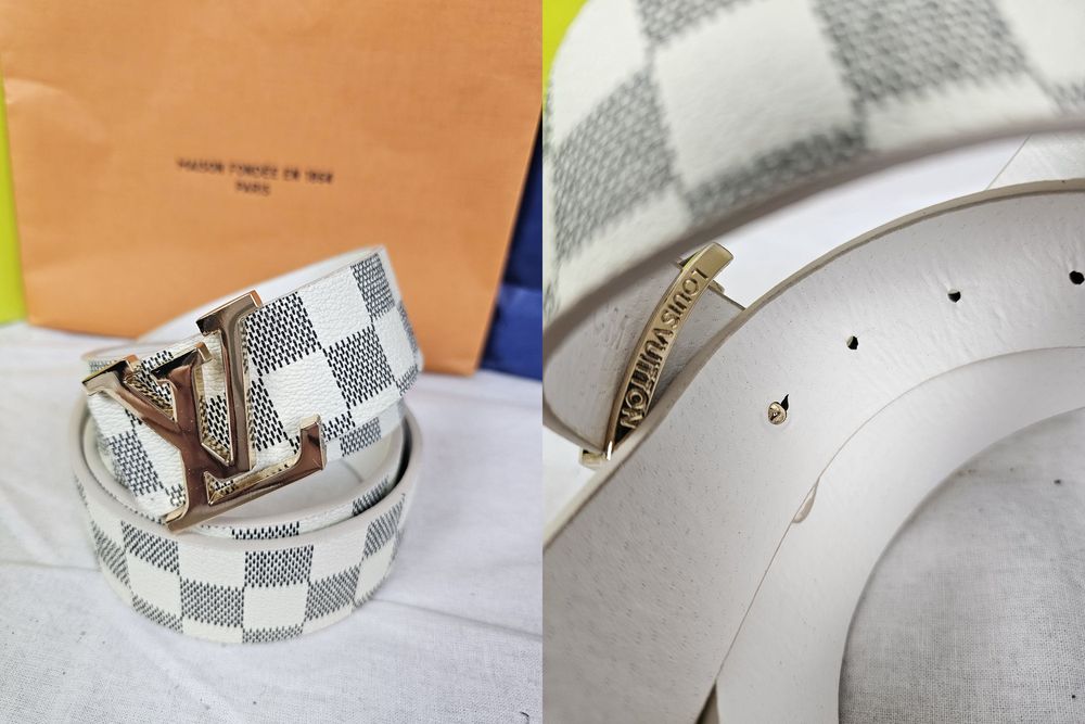 Pasek Louis Vuitton Pinko LV paski klamry