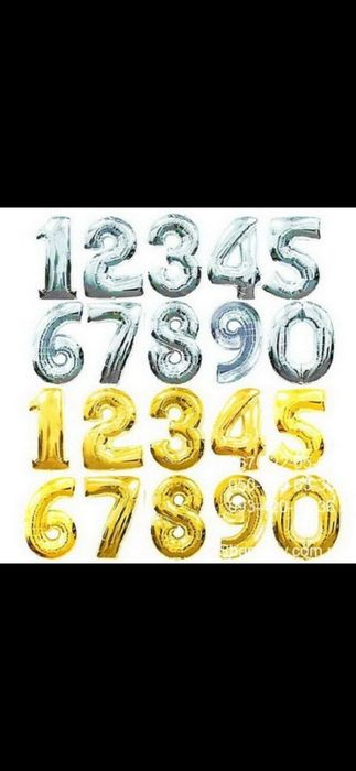 Фольговані цифри