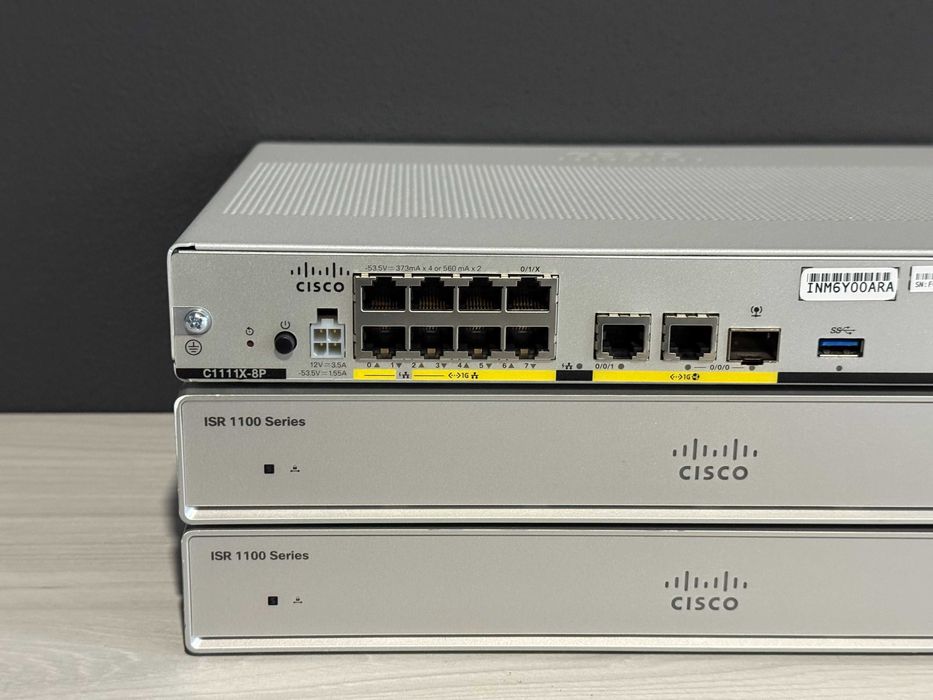 Маршрутизатори Cisco ISR C1111X-8P SEC/K9 Throughput Hseck9