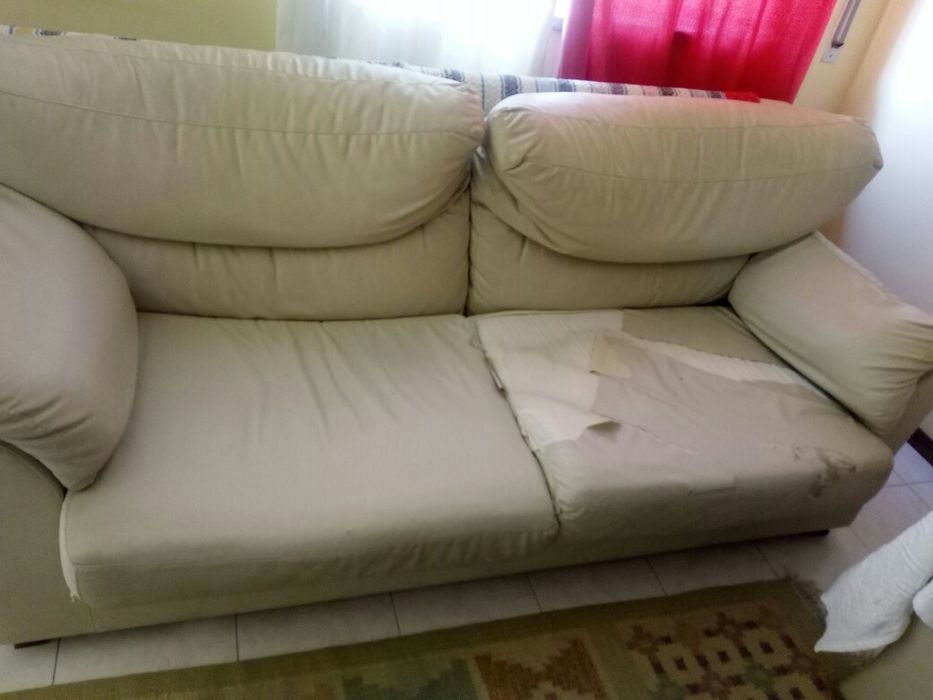 Sofá cama mais 2 sofás individuais