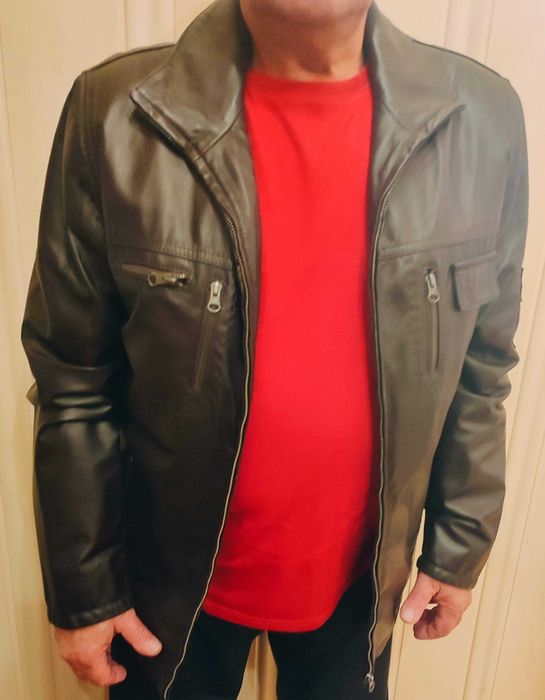 Kurtka skórzana męska - używana marki Chanti