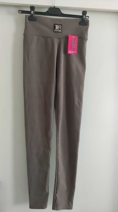 Legginsy melanż mleczna czekolada sm Miego