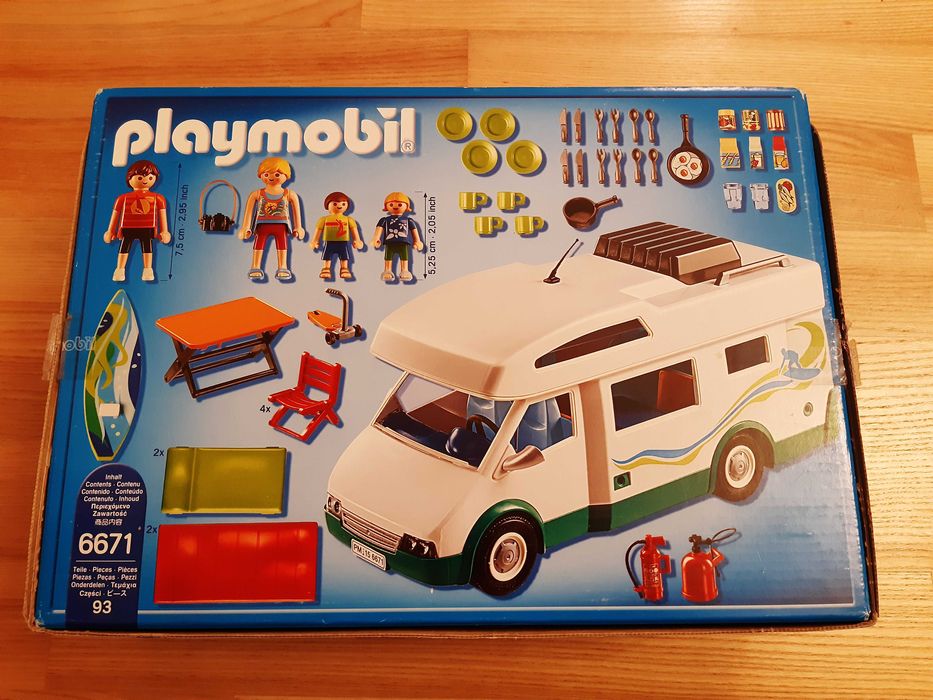PLAYMOBIL 6671 Rodzinny samochód kempingowy, stan jak NOWY
