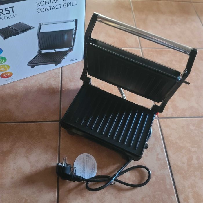 Електрогриль First FA-5343-4 Австрія 700Вт настільний притискний супер