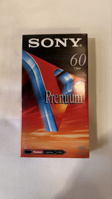 5 cassetes SELADAS VHS | Sony PRO-X + Maxell GX Black + Mitsubishi