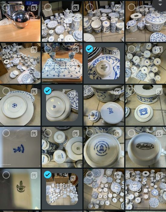 Сервіз серія Фінляндія різних виробників та років випуску