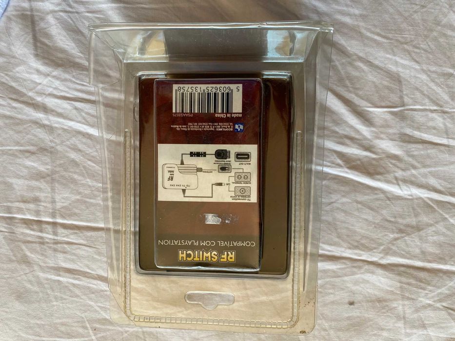 RF SWITCH ADAPTER ECOSTAR para Playstation Novo selado