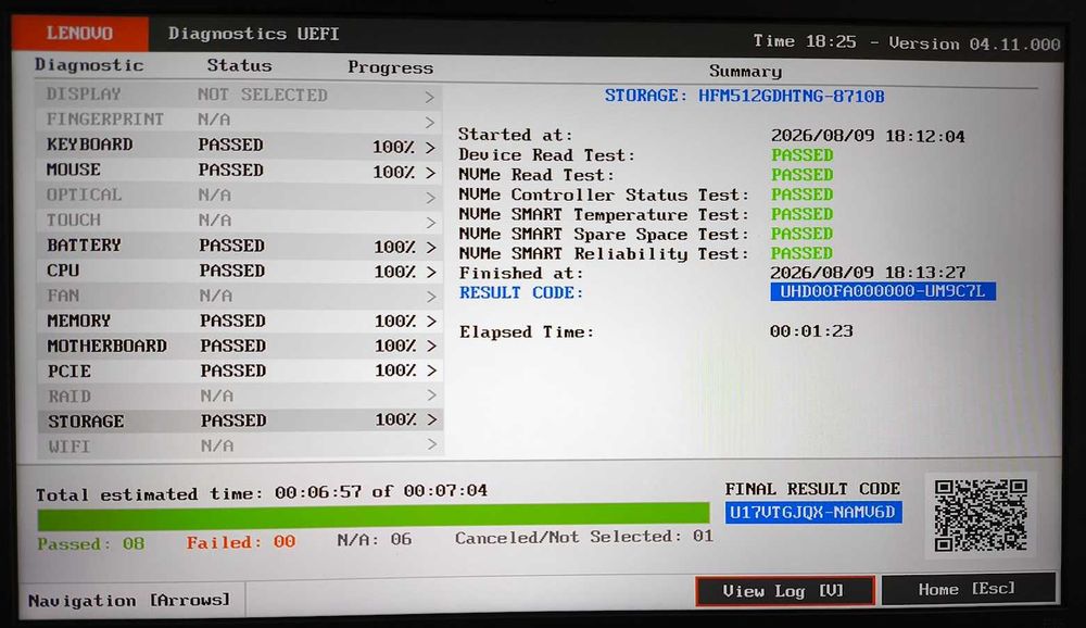 Portátil Lenovo ThinkPad E15 i7, 16GB, 512GB