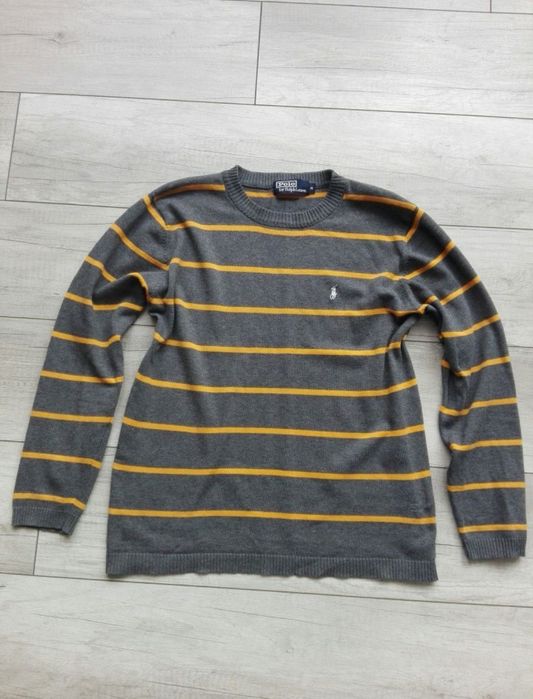 Ralph Lauren polo sweter męski w paski rozm M