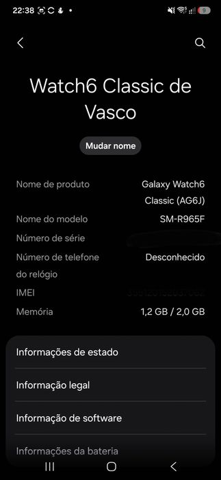 Galaxy watch 6 lte 47mm - relogio samsung
