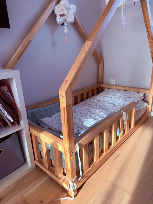 Łóżeczko Domek Teddy + materac