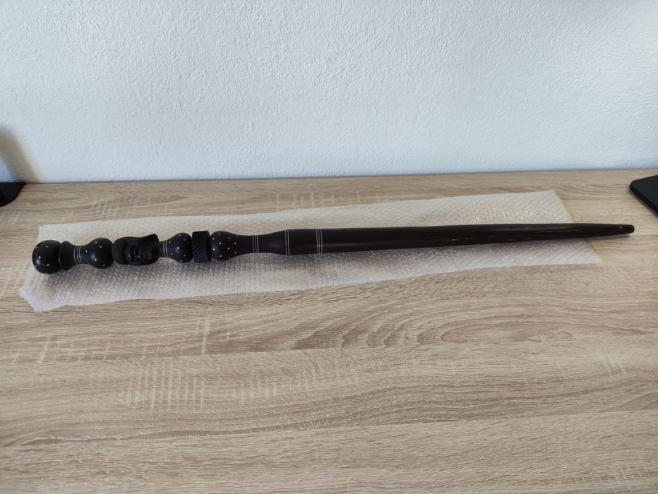 Bengala Bastão Antigo em Arte Africana