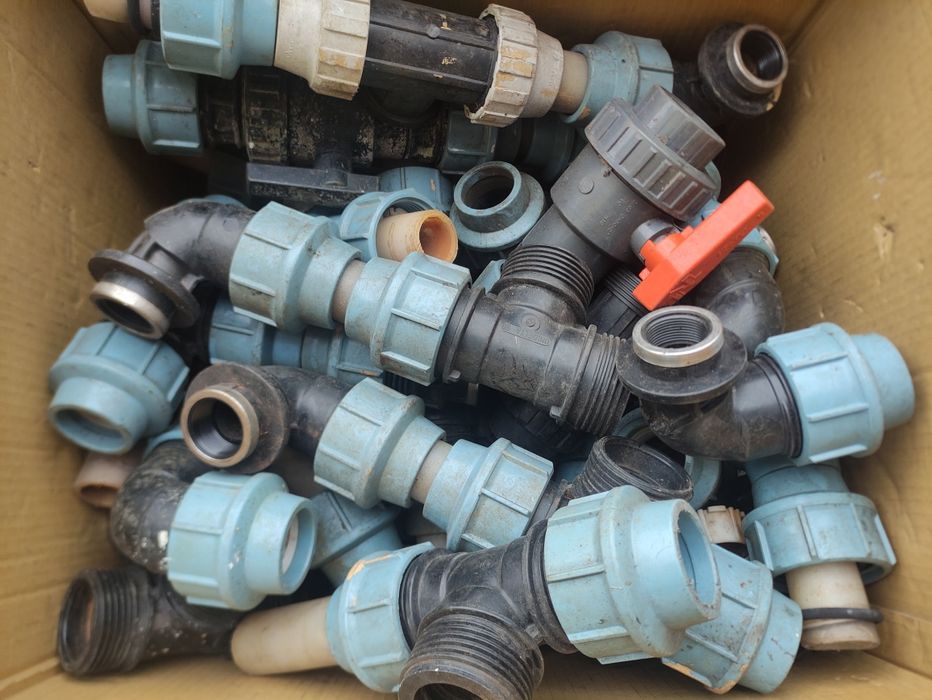 Ksztaltki trójniki, zawory, kolana do rur PE 50mm - 1 szt