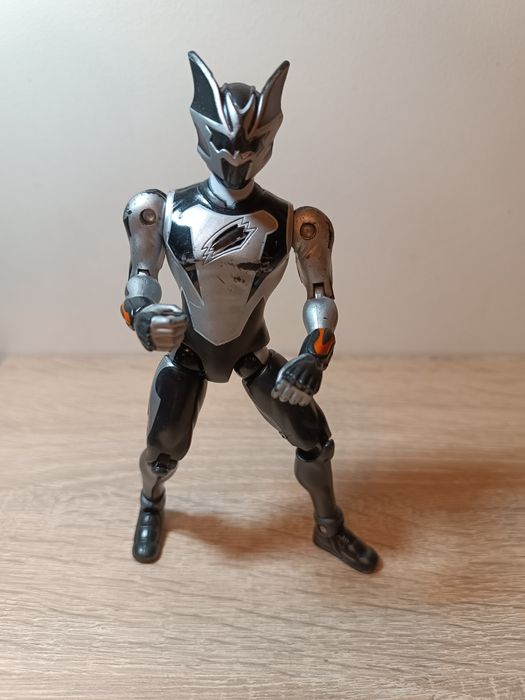 Power Rangers Jungle Fury Black Bat Ranger Figurka akcji Bandai 2007