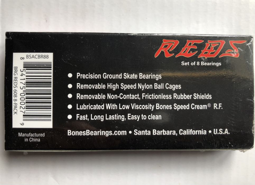 Rolamentos / Bearings Bones Reds.