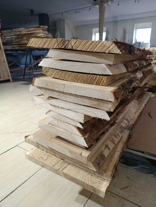 Tarcica dębowa po suszarni dąb suchy RUSTIC