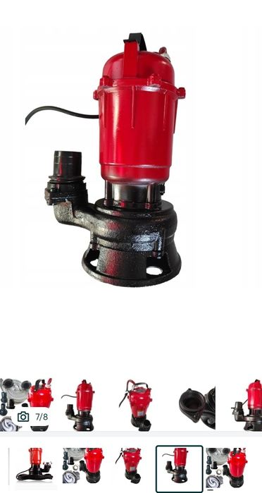 Pompa do wody szamba zestaw najmocniejsza 3750w 20ryś litrów /h