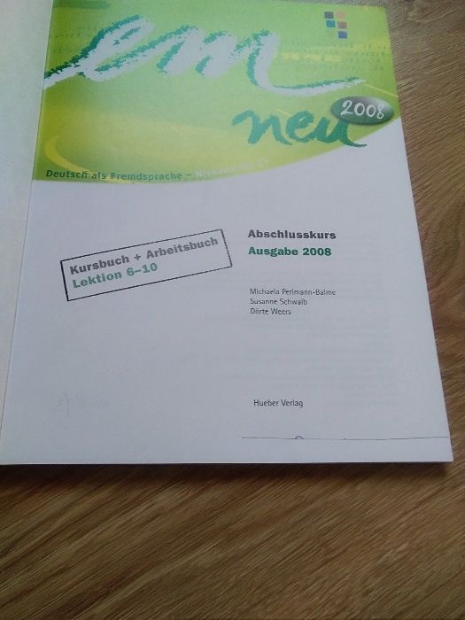 em neu Deutsch ale Fremdsprache. Niveaustufe C1. Abschluskurs.
