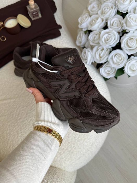 36-45 New Balance 9060 Chocolate КРОСІВКИ
