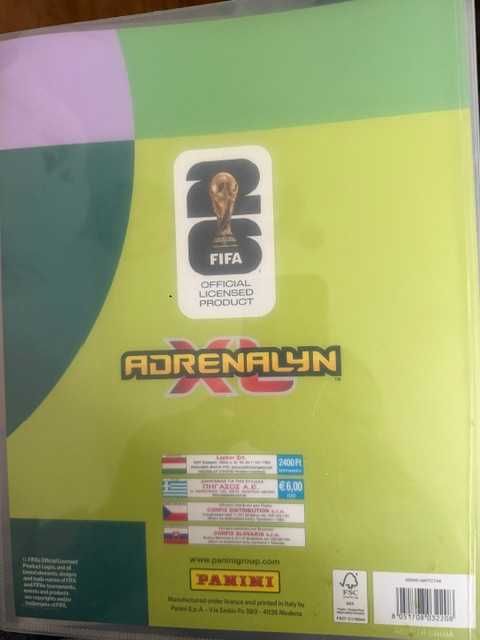Karty Fifa World Cup 2026 Adrenalyn Panini wymiana