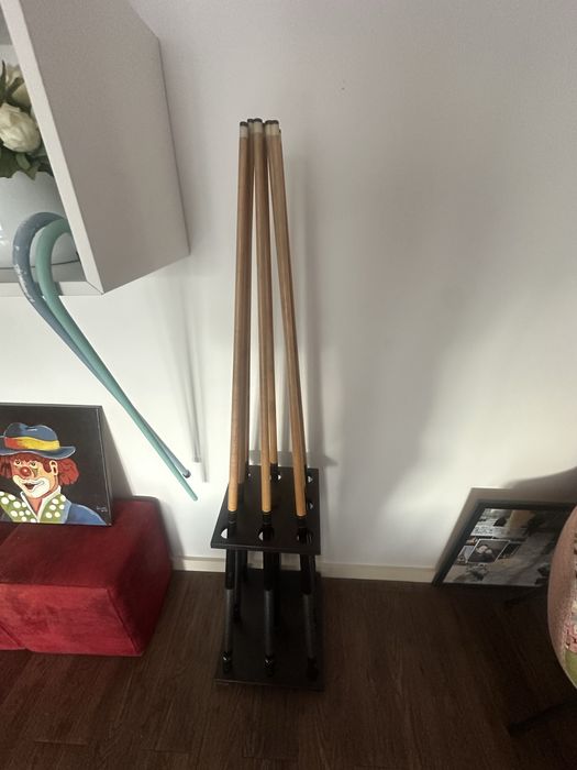 Bilhar Europa modelo empire com estrutura em aço inox