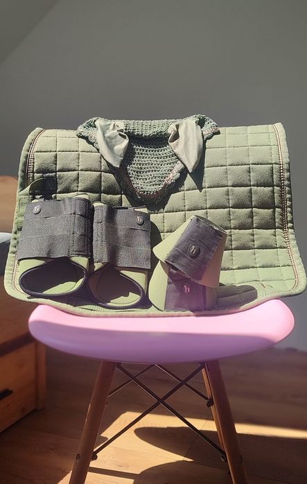 Zestaw horze olive green