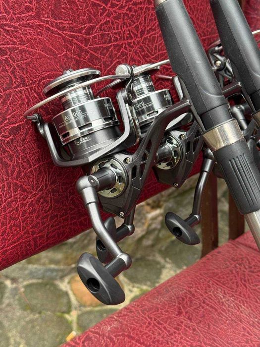 Спиннинг телескоп Навигатор 2.1-3.9м + катушка 3000-6000 шпуля метал