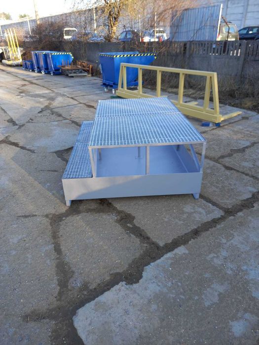 Porządna Wanna Ociekowa PMC 2000L, Na 2 Zbiorniki IBC-Mauser