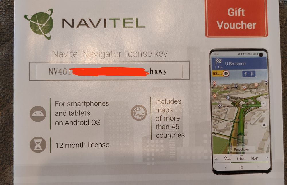 Navitel nawigacja - klucz na 12 miesięcy