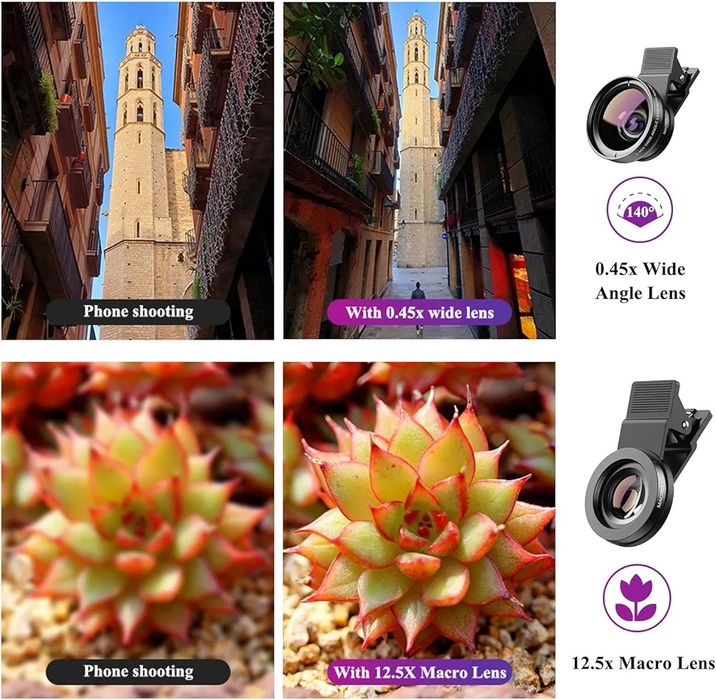 Obiektyw aparatu do telefonu komórkowego APEXEL