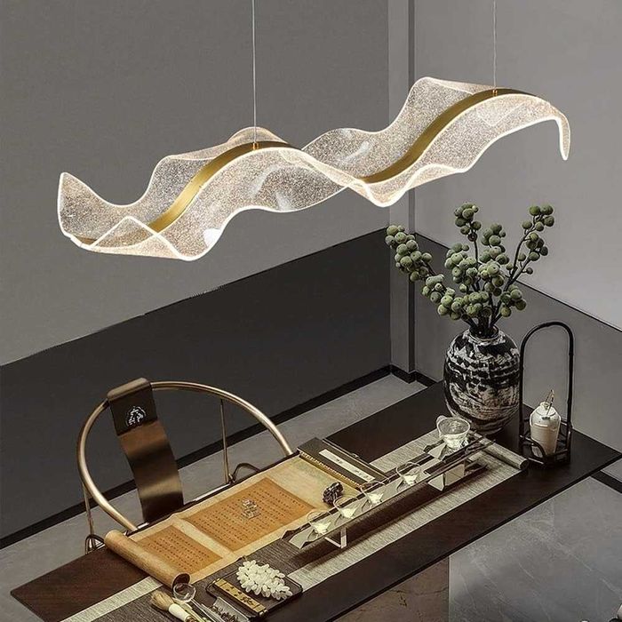 Nowa lampa / wisząca / abstrakcyjna / 120cm / zmienna barwa / R97!