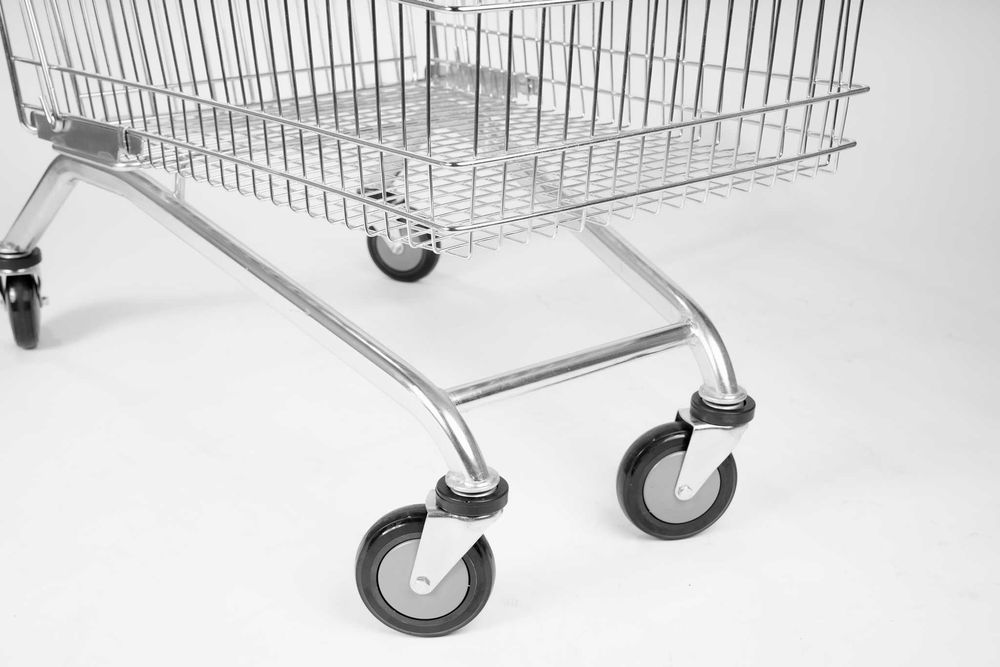 Wózek sklepowy metalowy 60 LITRÓW. Nowy. Dostępne duże ilości