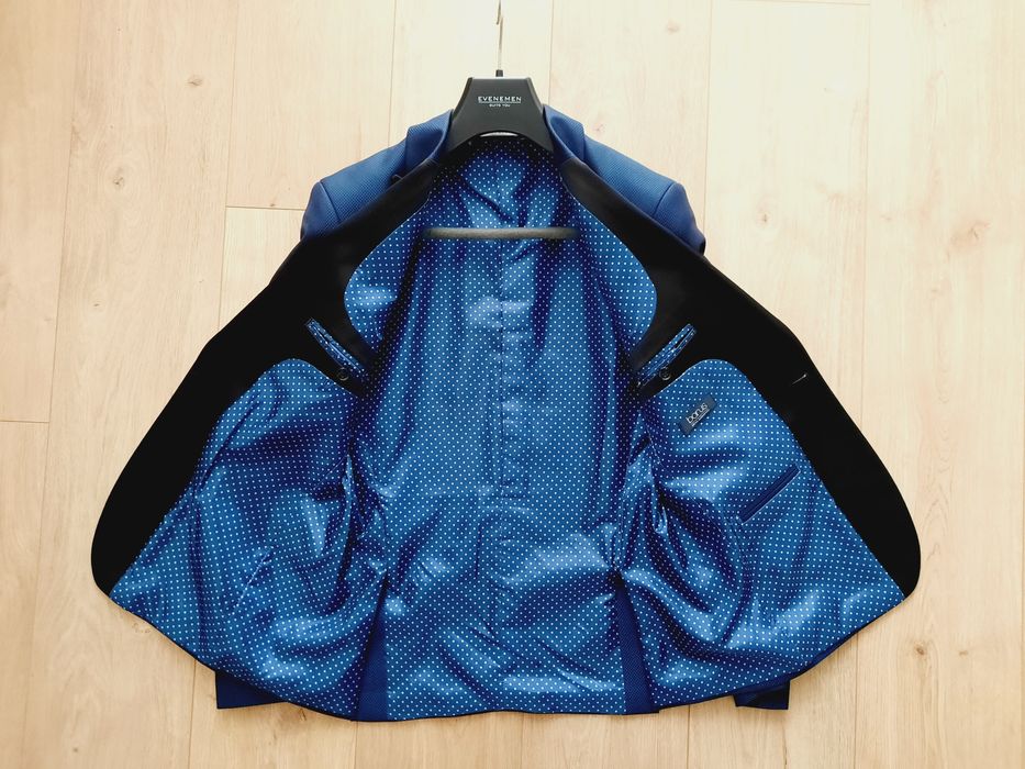 Smoking ślubny garnitur męski