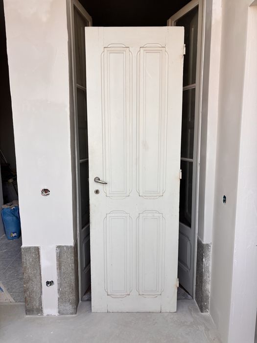 Porta madeira macica