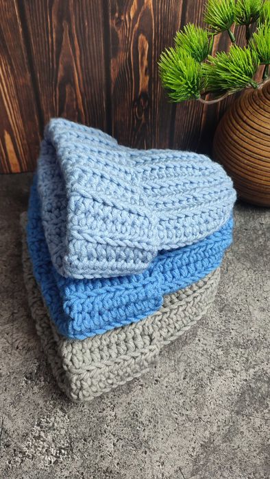 Czapka + komin /komplet zimowy handmade