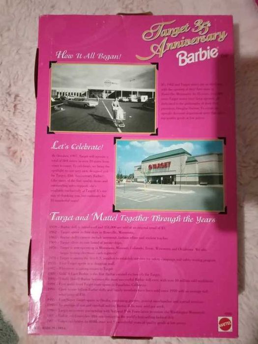 Lalka Barbie Target 35 Anniversary mold Superstar Mattel 1997