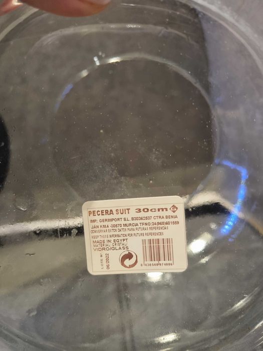 Aquário 30cm redondo