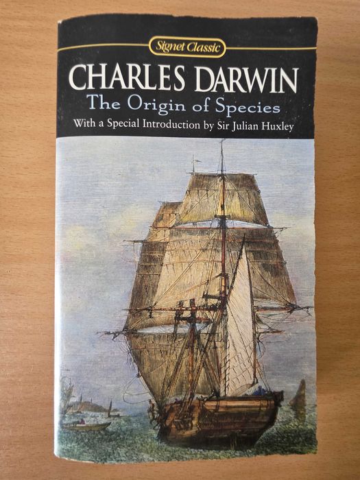Livro "The Origin of Species" de Charles Darwin