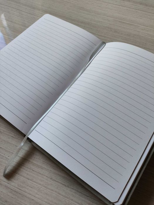 Caderno/Diário/Bloco de Notas A5 Personalizado Cinzento - Coisas de Geek - Gravação a Laser