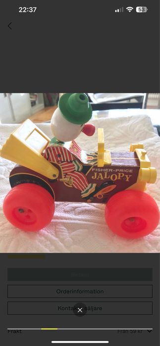 Zabawka Fisher-Price-Toys -Antyk
