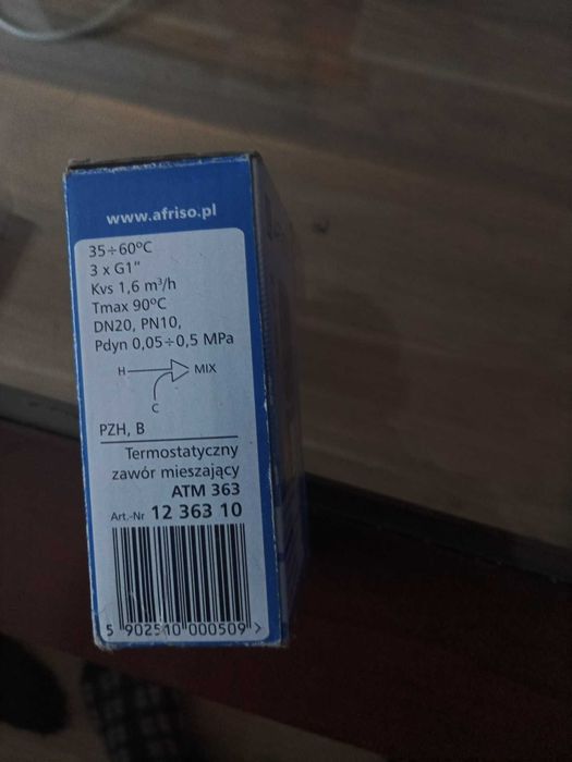 Termostatyczny zawór mieszający ATM 363