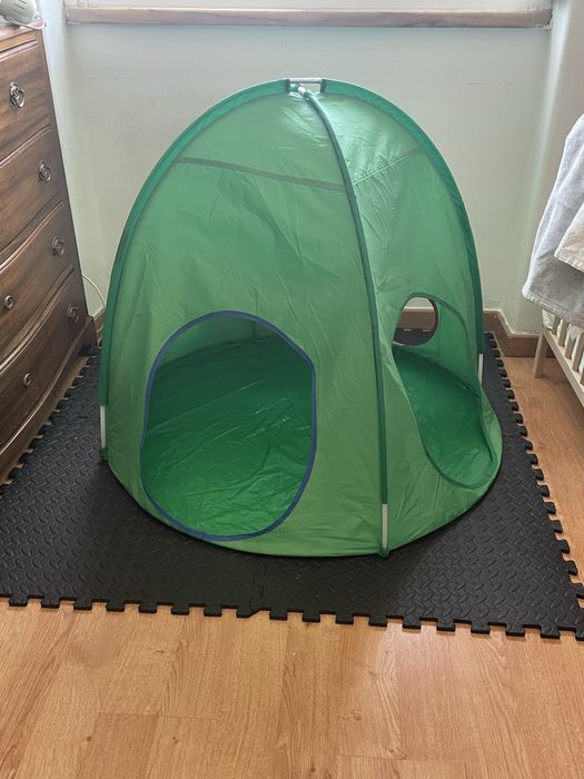 Tenda verde crianca IKEA
