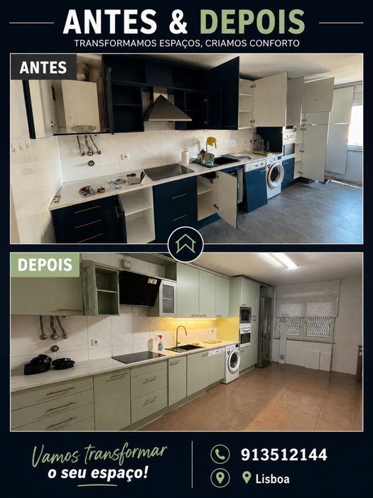 Reparacoes e remodelacoes de interiores