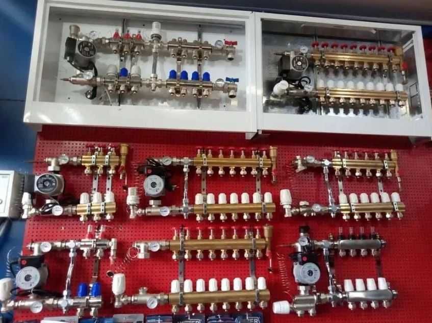 Колектор для теплої підлоги Гребінка в зборі Труба PEX-A АКЦІЇ!!!