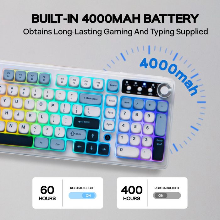 ‼️AJAZZ AF98 Plus бездротова мембранна клавіатура‼️