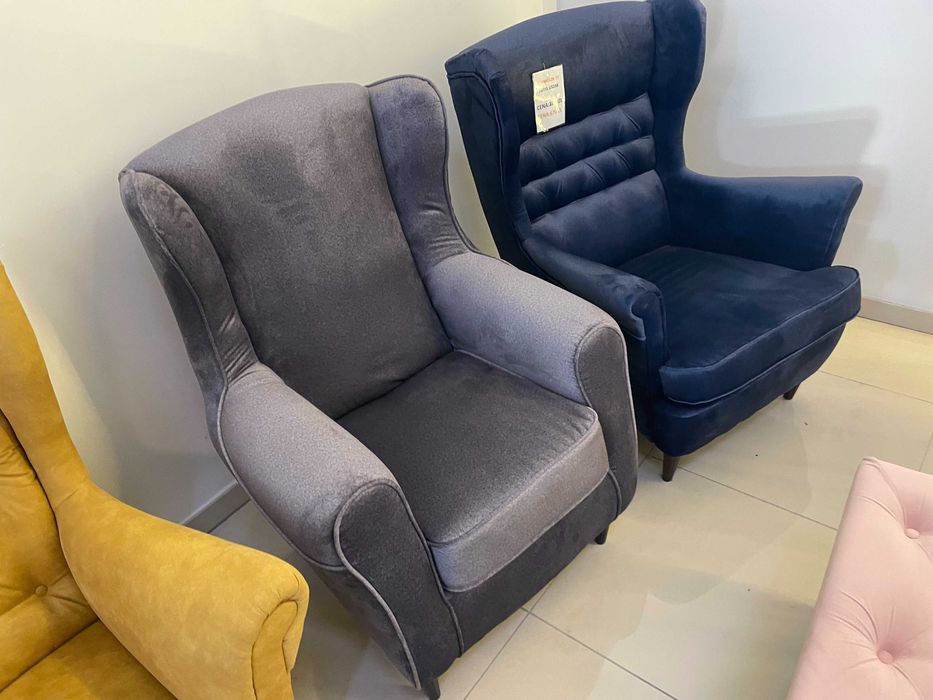 (654) Fotel uszak, nowy promocja 599 zł