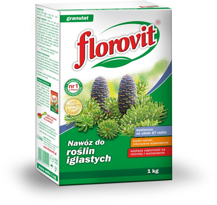 Nawóz do iglaków Florovit do iglaków karton 1 kg