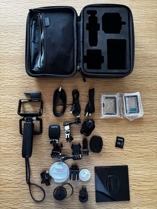 GoPro Hero 7 BLACK + duża ilość akcesoriów