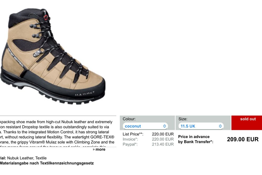 Черевики трекінгові Raichle Motion Control GTX Розмір 41