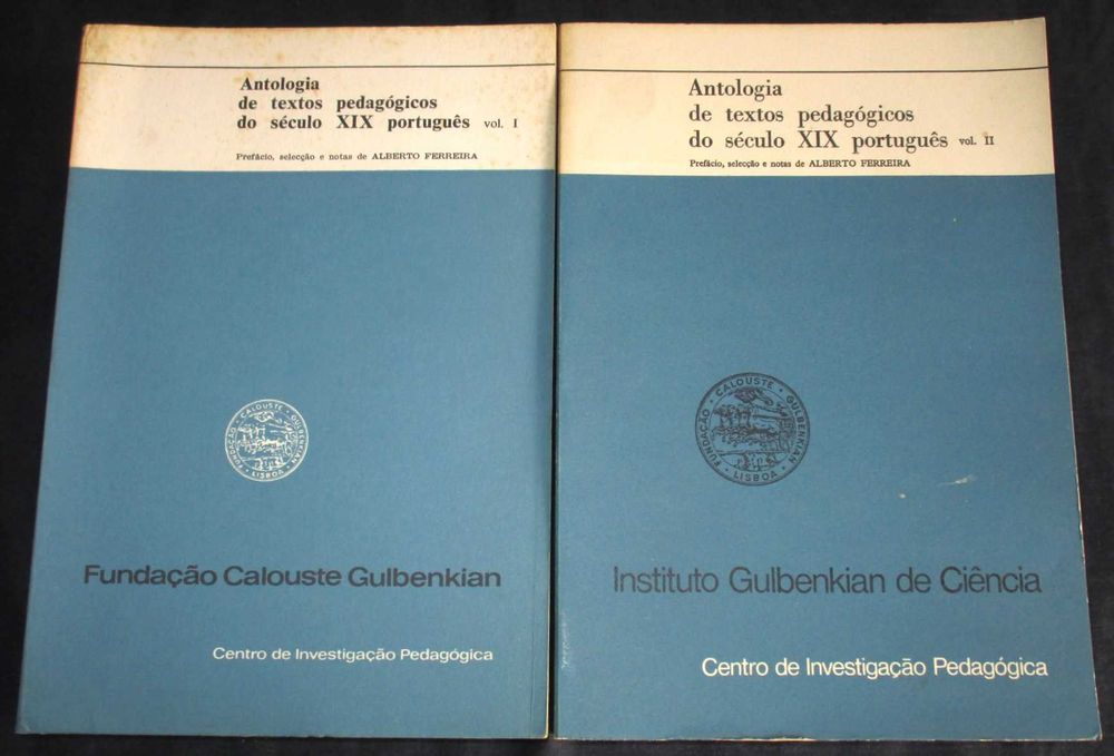 Livros Antologia de Textos Pedagógicos do Século XIX português